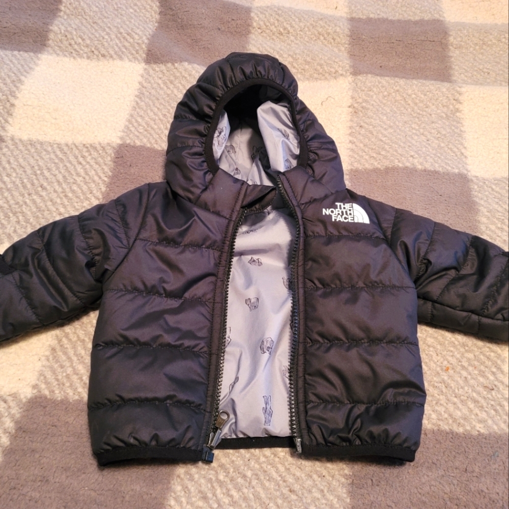 The North Face puffy jacket
